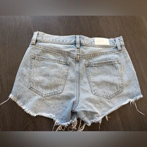 PISTOLA Jean denim mini shorts cut of size 26